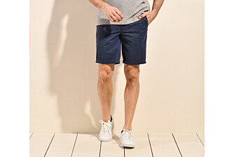 Bermuda chino homme Navy Denim - BARRY