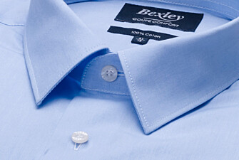 Chemise bleu ciel en coton double fil - ALBERT CLASSIC