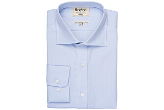 Chemise bleu ciel Oxford double fil uni - OTTAVIO