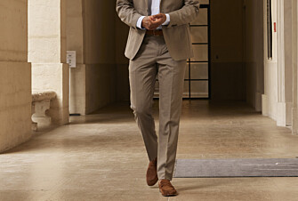 Pantalon de costume homme Taupe Chiné - LAZARE