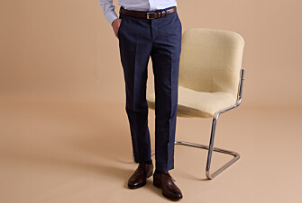 Pantalon de costume homme Bleu Foncé Chiné - LAZARE