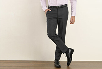 Pantalon de costume homme Gris Foncé Chiné - LAZARE