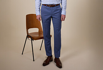 Pantalon de costume Bleu Clair Chiné - LAZARE