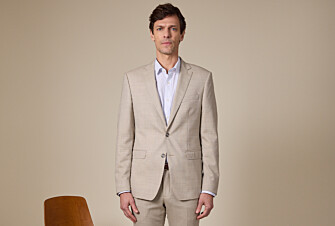 Veste de costume homme beige Chiné - LAZARE