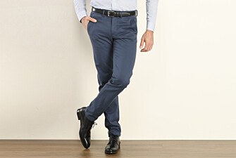 Pantalon chino homme Bleu - NIGEL II