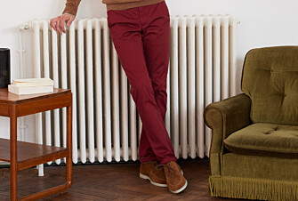 Pantalon chino homme Rouge Foncé - NIGEL II