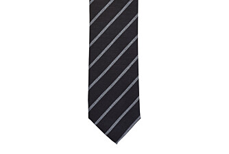 Cravate homme soie Marine Rayée Bleu Ciel