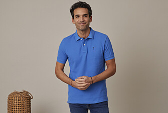 Polo Bleu Denim homme - ANDY II
