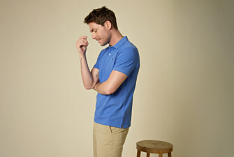 Polo Bleu Denim homme - ANDY II