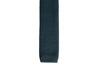 Cravate tricot homme Vert Bouteille