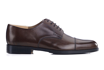 Derbies homme Chocolat patiné semelle cuir avec patin - MAYFAIR CLASSIC PATIN