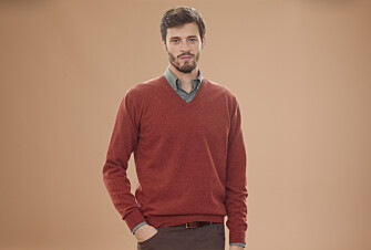 Pull homme laine col V Epice Chiné - ELIAN