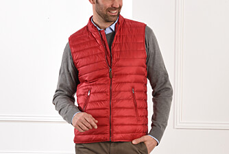 Doudoune sans manches homme Rouge - NIELS