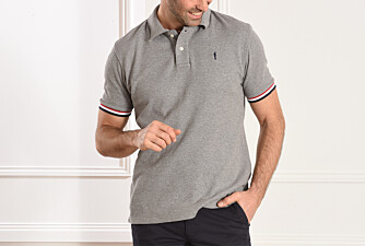Polo Gris Chiné homme - ANDREW