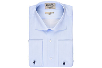 Chemise bleu pâle à boutons de manchettes - PAOLO