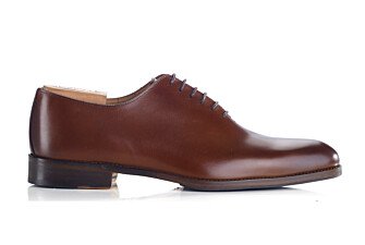 Richelieu homme Châtaigne Patiné semelle cuir avec patin - PETER PATIN