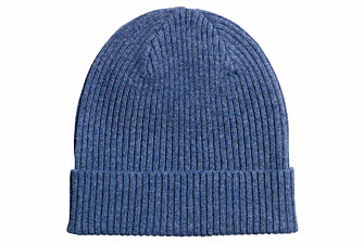 Bonnet homme bleu foncé chiné en lambswool - BENNETH