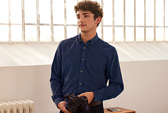 Chemise en velours Indigo - WAYNE