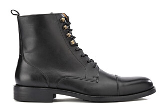 Derby boots homme à lacets Noir patiné - ENFIELD II GOMME CITY