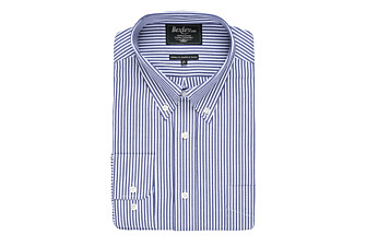 Chemise rayée bleu océan et blanc - KELLEN