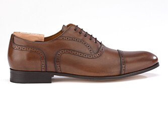 Richelieu homme Châtaigne Patiné semelle cuir - ALLINGTON