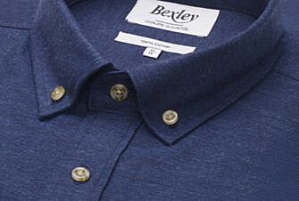 Chemise flanelle Marine - Poche poitrine - ALEXANDER