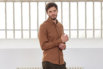 Chemise flanelle Caramel - Poche poitrine - ALEXANDER