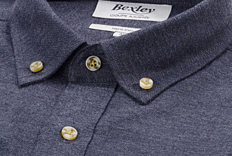 Chemise flanelle Anthracite Chiné - Poche poitrine - ALEXANDER