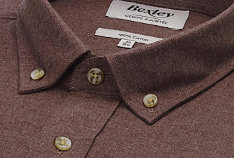 Chemise flanelle Mocha - Poche poitrine - ALEXANDER