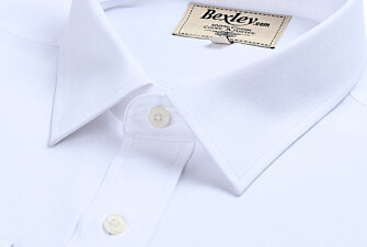 Chemise Blanche en coton - Col français - NORBERTIN