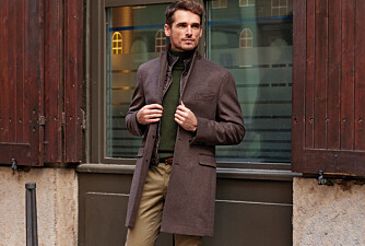 Manteau homme laine & cachemire hiver Chocolat - HONORÉ II