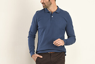 Polo manches longues homme Bleu - ANDY II ML