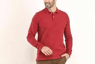 Polo manches longues homme Rouge - ANDY II ML