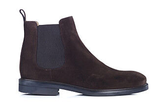 Chelsea boots cuir homme Velours brun - FANGLER GOMME CITY