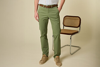 Pantalon chino pour homme Vert Sauge - JERRY II