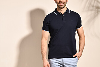 Polo Navy et Blanc homme - ALBERN