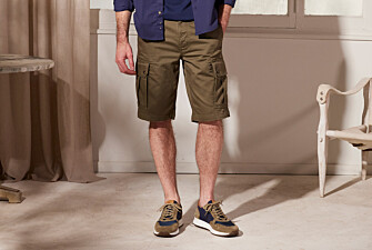 Bermuda cargo homme Olive foncé - CORBEN II