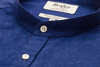 Chemise coton lin Chambray Indigo - ELIBERT