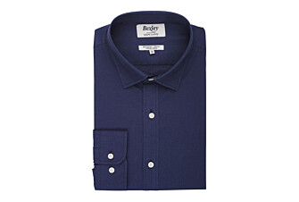 Chemise coton lin Marine - SILBERT