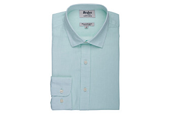 Chemise Homme Chambray Vert Pâle - SILBERT