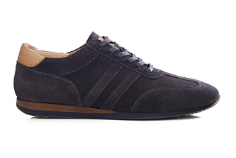 Sneaker ville homme en velours charbon - BOCKARA