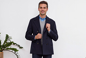 Manteau homme type Caban Marine - GAËLAN