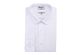 Chemise blanche coton twill - CAUBERT