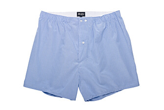 Boîte de 2 caleçons homme Bleu ciel rayé blanc / Blanc carreaux bleu - ELON