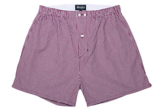 Caleçon homme en coton assorti Rouge et Blanc - ELON