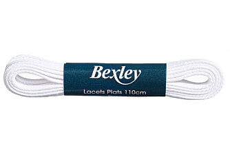 1 paire de lacets blancs pour sneakers