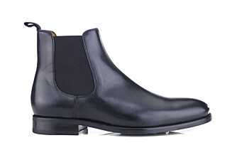 Chelsea boots cuir homme Noir - ALDERTON GOMME