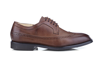 Derbies homme cuir Chocolat patiné - BESFORD GOMME CITY