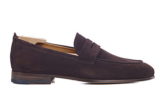 Mocassin homme Velours Brun - CEVIO