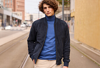 Blouson homme cuir Marine - SEAN
